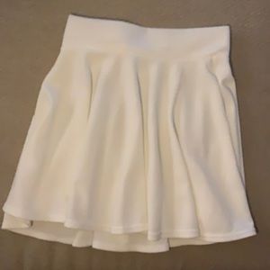 White skirt